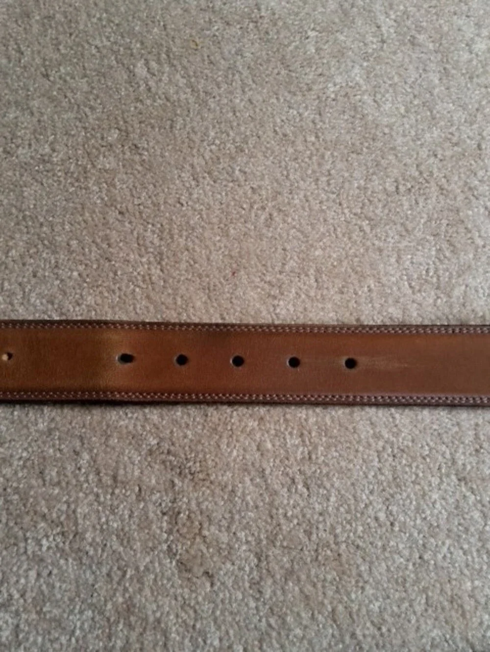 Set Of 3 Men's Leather Belts in Brown and Black with Silver Buckles